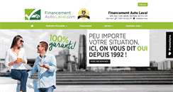 Desktop Screenshot of financementautolaval.com